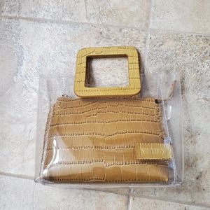 Staud Gold Shirley Bag